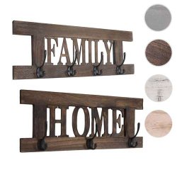 2 knager�kker Home + Family garderobe - antik brun entrem�bler