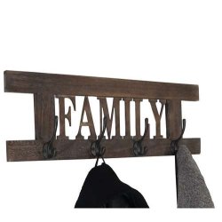 2 knager�kker Home + Family garderobe - antik brun entrem�bler