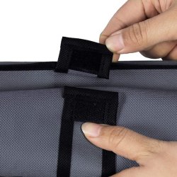 Skoskab med 10 hylder til 27 sko - 160 x 58 x 28 cm - gr