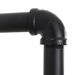 Vghngt reol i industrielt design - bogreol - mrkegr gulvreol 165x80x28