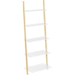 Stigereol - bogreol - hvid gulvreol i tr - 171 x 60 x 35