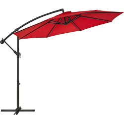 Hngeparasol  3 meter - parasol  300 cm - rd haveparasol