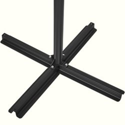 Parasol  3 meter - hngeparasol  300 cm med LED-lys - beige