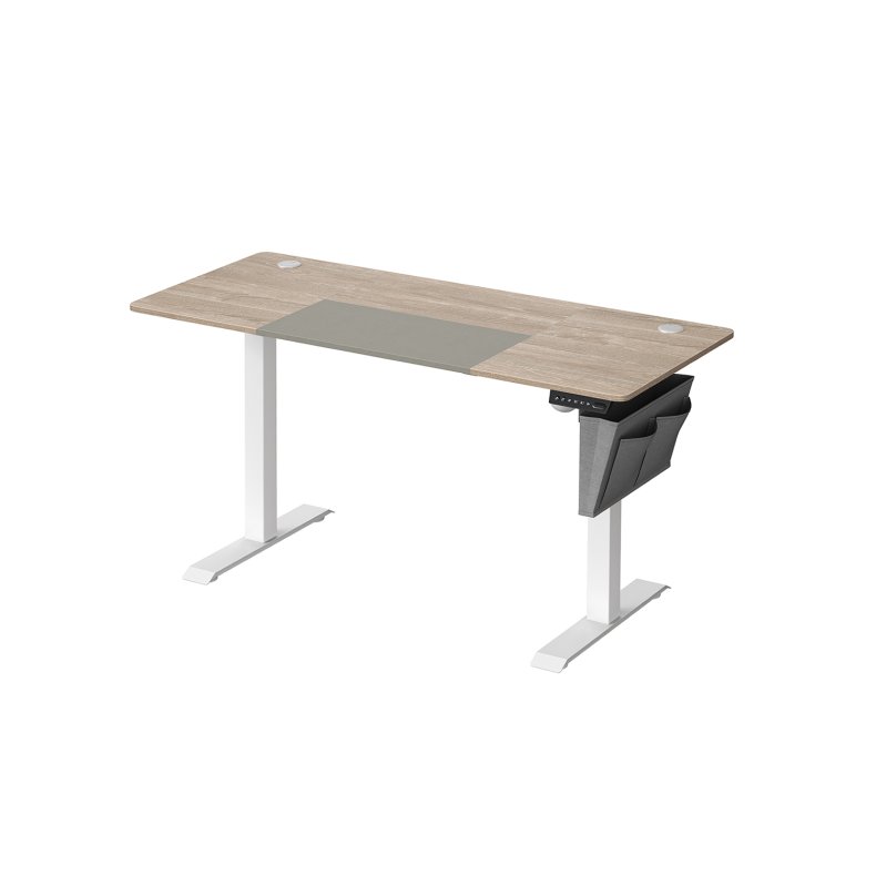 Hve snkebord - elektrisk hve snke skrivebord - beige 60x140