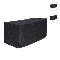 Overtrk til havebnke - vandafvisende antracit cover 95x180x75 cm