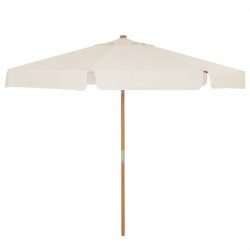 Trparasol  300 cm med tilt - rund 3 M haveparasol - beige