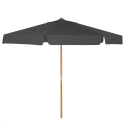 Trparasol  300 cm med tilt - rund 3 M haveparasol - gr