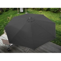 Tr parasol  300 cm - rund trparasol p  3 meter - antracit gr