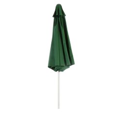 Parasol � 270 cm med vip - rund aluminium gr�n haveparasol � 2,7 meter