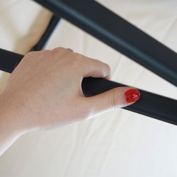 Hngeparasol  300 cm med krank, tilt og hejs - creme parasol  3 meter