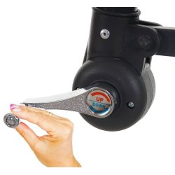 Hngeparasol  300 cm med krank, tilt og hejs - creme parasol  3 meter