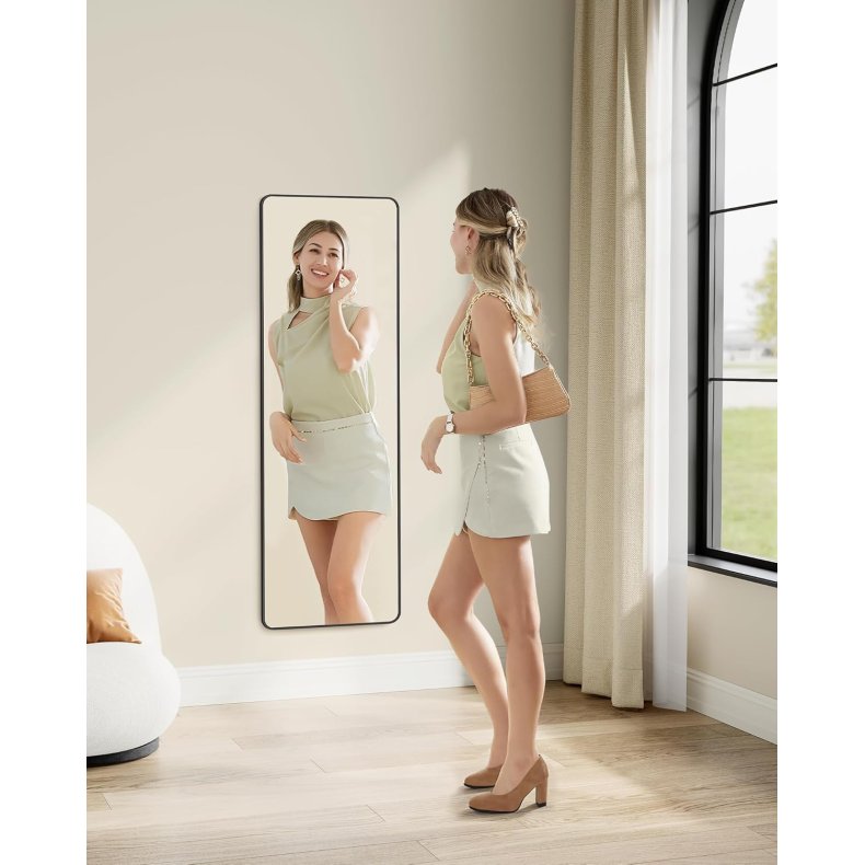 Helkropsspejl 120 x 40 cm - ophngt helfigur spejl