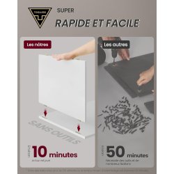 Sengebord - samles uden v�rkt�j - sidebord - hvid 35x45x58