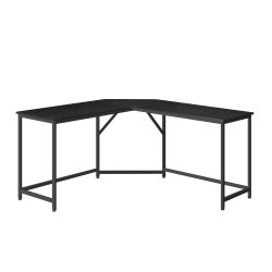 Hj�rneskrivebord - L-formet skrivebord - sort 149 x 149