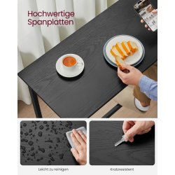 Barbord med 2 skamler - h�jbord med 2 barstole - sort