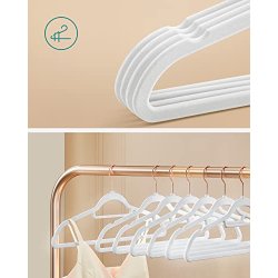 T�jb�jler i velour med skridsikker buksestang - 30 stk hvid