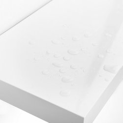 Hylde i tr� - v�gh�ngt tr�hylde - hvid v�ghylde 60 x 20 cm