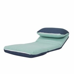 L�nestolsseng - sovestol og g�steseng - khaki/gr� sovestol 75x217