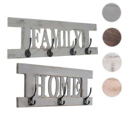 2 knager�kker Home + Family garderobe - antik gr� entrem�bler