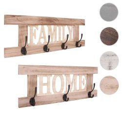 2 knager�kker Home + Family garderobe - antik natur brun entrem�bler