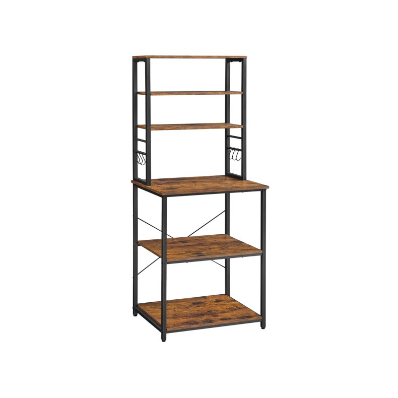 Kkkenreol - kkkenopbevaring - kkken modul - rustik brun  40x60x167