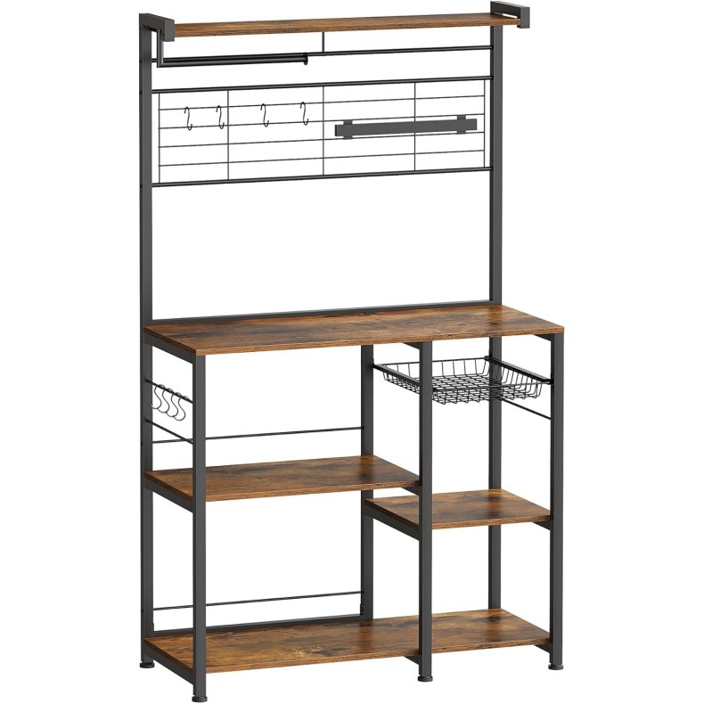 Kkkenreol - kkkenstativ - rustik brun L90 x B42 x H167,3 cm