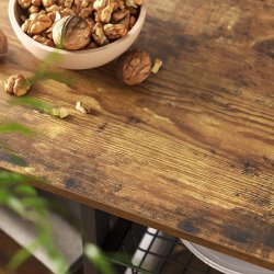 Kkken - kkkenreol i industrielt design - rustik brun 90x40x84