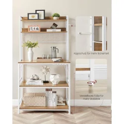 Kkkenreol med indbygget strm - kkken modul - brun 40x80x170