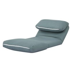 L�nestolsseng - sovestol og g�steseng - gr�bl� sovestol 75x217