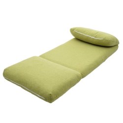 L�nestolsseng - sovestol og g�steseng - gr�n sovestol 75x217