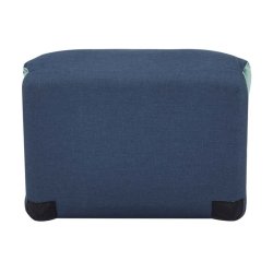 L�nestolsseng - sovestol og g�steseng - lysebl�/m�rkebl� sovestol 75x217