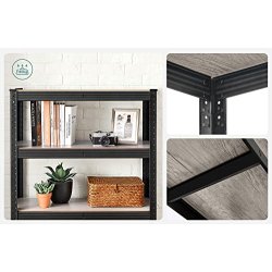 Lagerreol - vrkstedsreol - sort stlreol 150 x 75 x 30