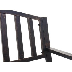 Metalbnk - bnk i metal - parkbnk i bronze pulverlakeret stl - 127 cm