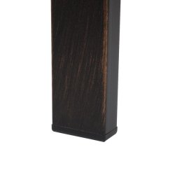 Metalbnk - bnk i metal - parkbnk i bronze pulverlakeret stl - 127 cm