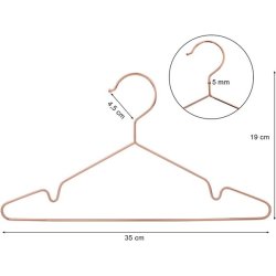 Tjbjler til brn med buksestang - 20 stk rosa-guldfarvet bjler