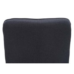 Spisestol - spisebordsstol og spisestuestol - mrkegr stofsde