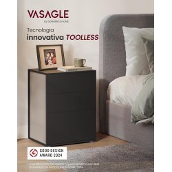 Sengebord - samles uden v�rkt�j - sidebord - sort 35x45x59