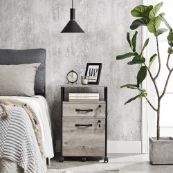 Arkivskab - sidebord og sengebord - gr� beige (greige) 42x44x69