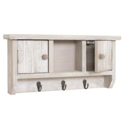 N�gle knager�kke med 2 skabe - beige v�gskab n�gleskab