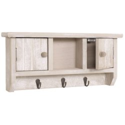 N�gle knager�kke med 2 skabe - beige v�gskab n�gleskab