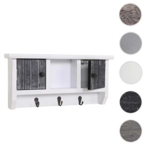 N�gle knager�kke med 2 skabe - rustik gr� hvid v�gskab n�gleskab