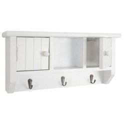 N�gle knager�kke med 2 skabe - hvid v�gskab n�gleskab