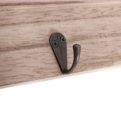 N�gle knager�kke med 2 skabe - natur farvet v�gskab n�gleskab