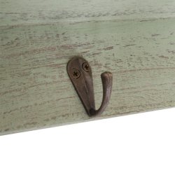 N�gle knager�kke med 2 skabe - gr�n v�gskab n�gleskab