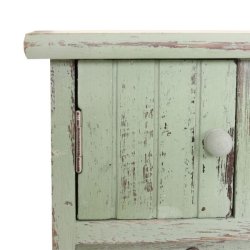 N�gle knager�kke med 2 skabe - gr�n v�gskab n�gleskab