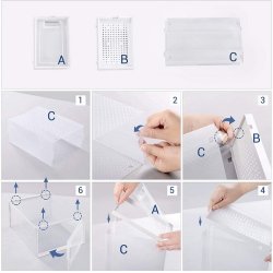 Opbevaringsbokse - 18 stk skokasser - opbevaringskasser til sko