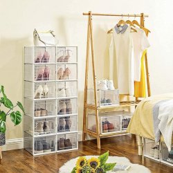 Opbevaringsbokse - 18 stk skokasser - opbevaringskasser til sko