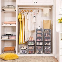 Opbevaringsbokse - 18 stk skokasser - opbevaringskasser til sko