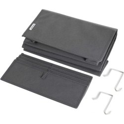 Hngende garderobe i stof - 4 frithngende opbevaringslommer