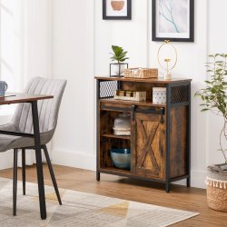 Sk�nk - opbevaringsskab - rustik brun sk�nk 70 x 30 x 80